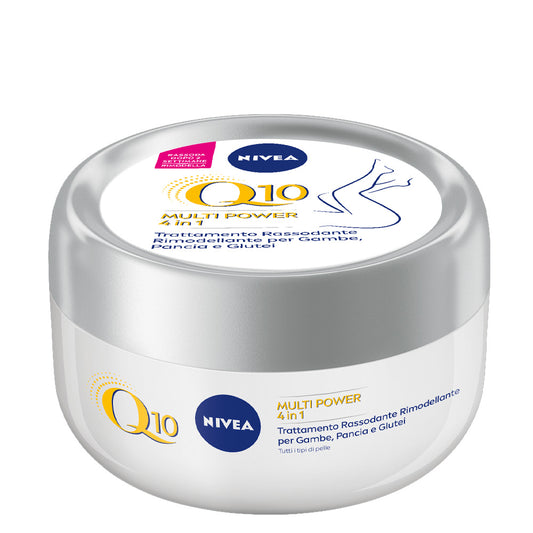 NIVEA Q10 Multi Power 4in1 Trattamento Corpo Modellante Rassodante 300 ml | Rimodella in 2 Settimane | Con Q10 & L-Carnitina – Formula Elasticizzante