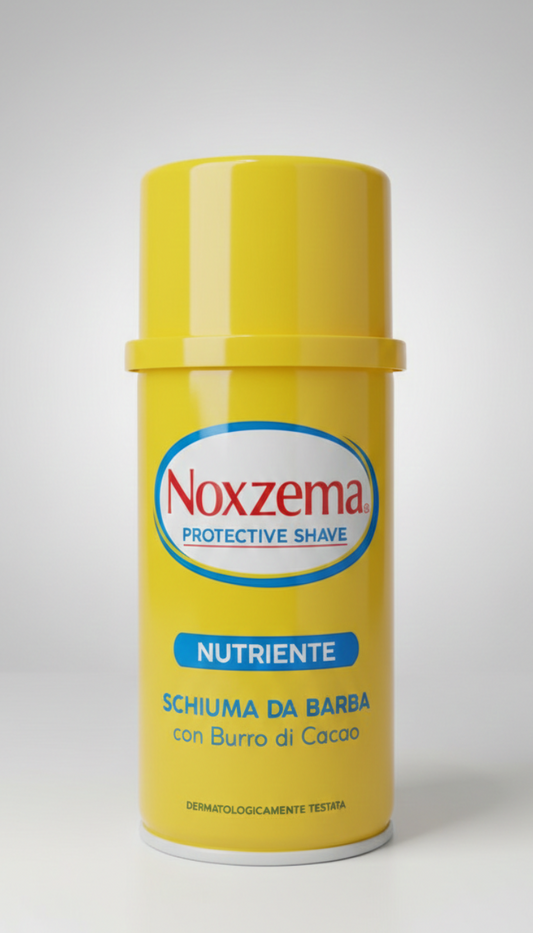 Schiuma da barba Noxzema Protective Shave 300ml con burro di cacao per idratazione nutriente e protezione anti arrossamenti