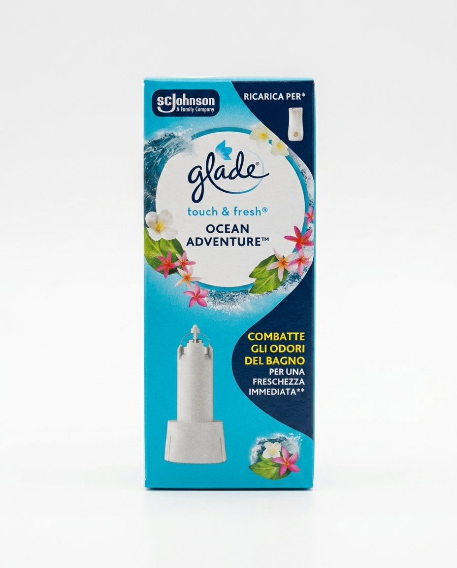Glade Touch & Fresh Ricarica Spray Concentrato Assortito 10ml – Deodorante per Ambienti Infuso con Oli Essenziali