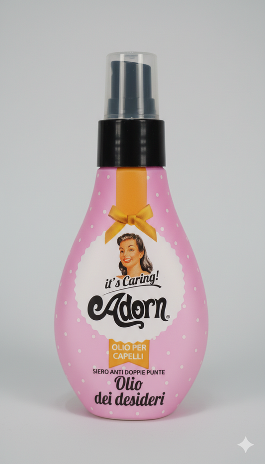 Adorn Olio dei Desideri Siero Anti Doppie Punte 100ml – Olio Multifunzione Nutriente e Protettivo