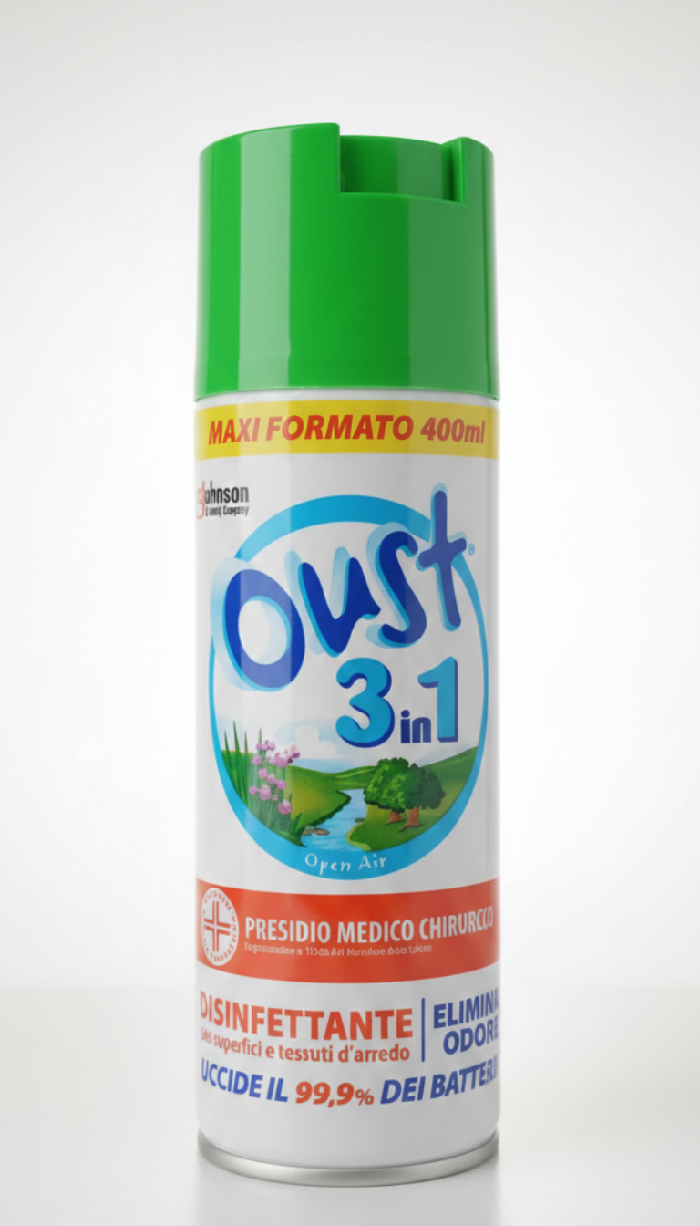 Spray Disinfettante 3in1 Presidio Medico Chirurgico Eliminatore Odori – Oust