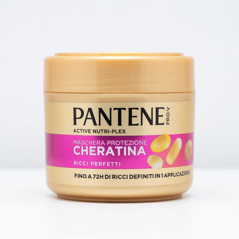 Pantene Pro-V Maschera Ricci Perfetti 300ml con Nutri-Plex per ricci definiti 72h anti-crespo effetto seta