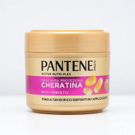 Pantene Pro-V Maschera Ricci Perfetti 300ml con Nutri-Plex per ricci definiti 72h anti-crespo effetto seta