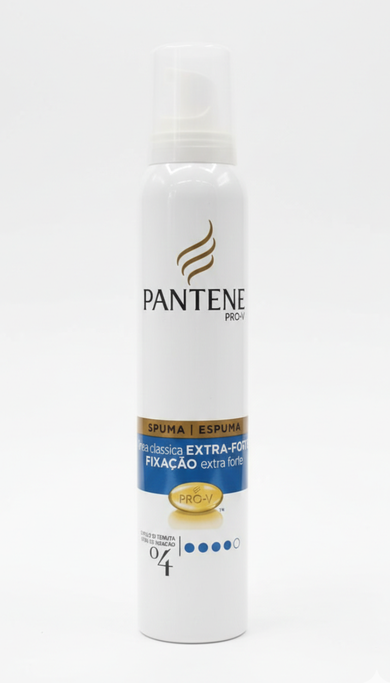 Pantene Pro-V Spuma Extra-Forte 200ml – Tenuta Professionale 24H – Controllo Anti-Crespo e Nutrimento Pro-V – Definizione e Forza per Tutti i Tipi di Capelli