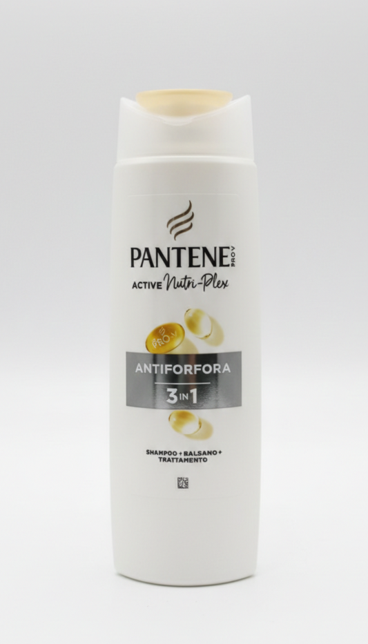 Pantene Pro-V Active Nutri-Plex Antiforfora 3in1 250ml | Shampoo + Balsamo + Trattamento | Protezione Legami Capillari | 0% Oli Minerali e Coloranti