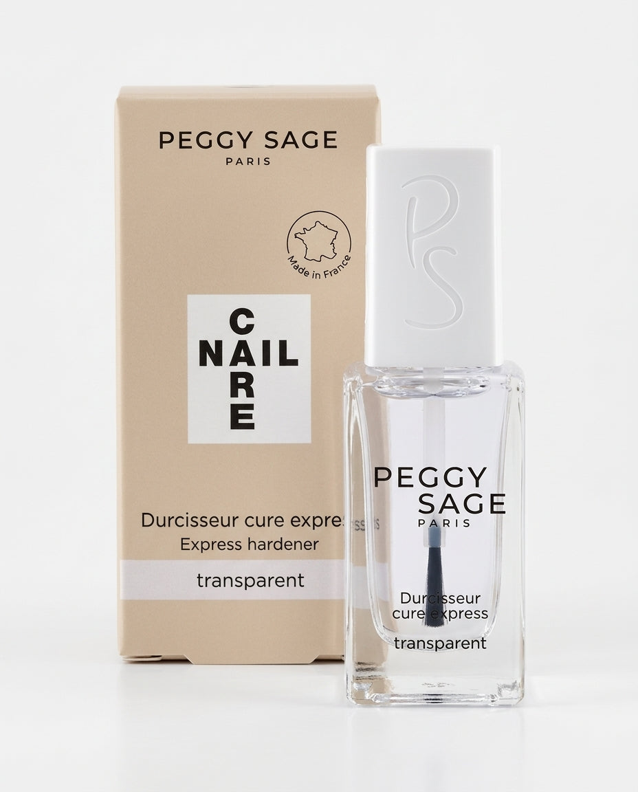 Peggy Sage Express Hardener Indurente Unghie 11 ml – Trattamento Rinforzante Intensivo 2 Settimane per Unghie Deboli e Sfibrate