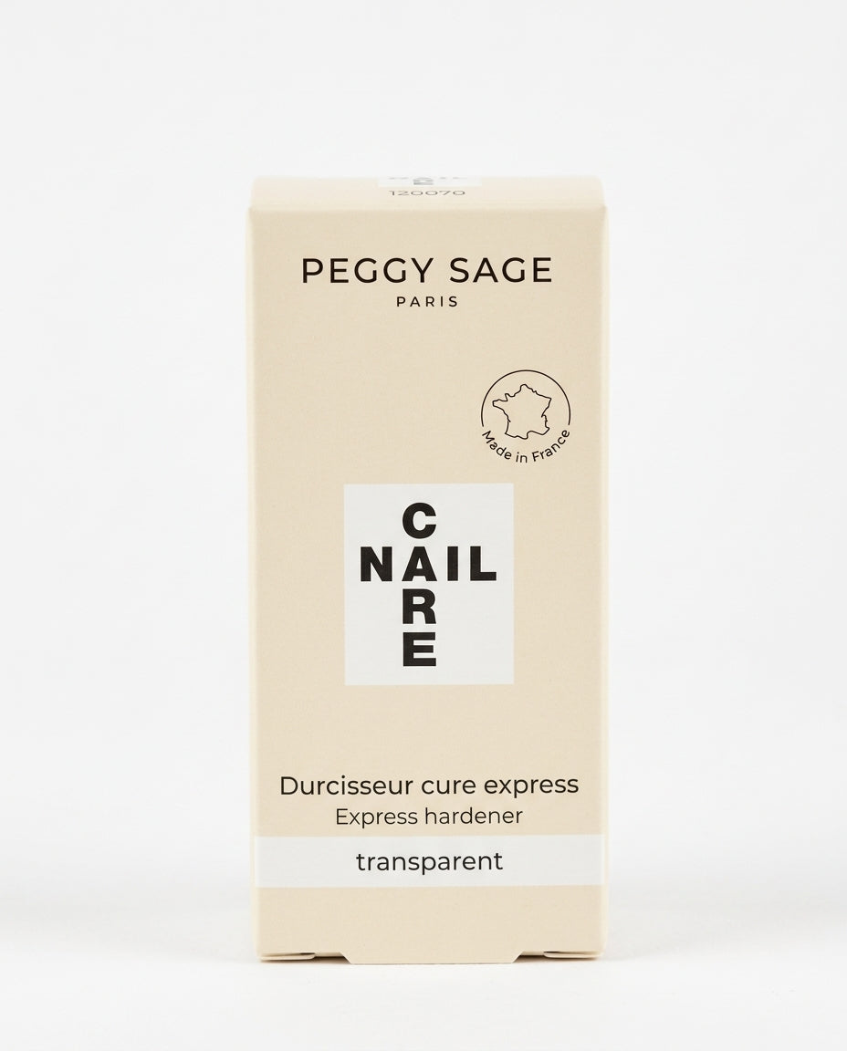 Peggy Sage Express Hardener Indurente Unghie 11 ml – Trattamento Rinforzante Intensivo 2 Settimane per Unghie Deboli e Sfibrate