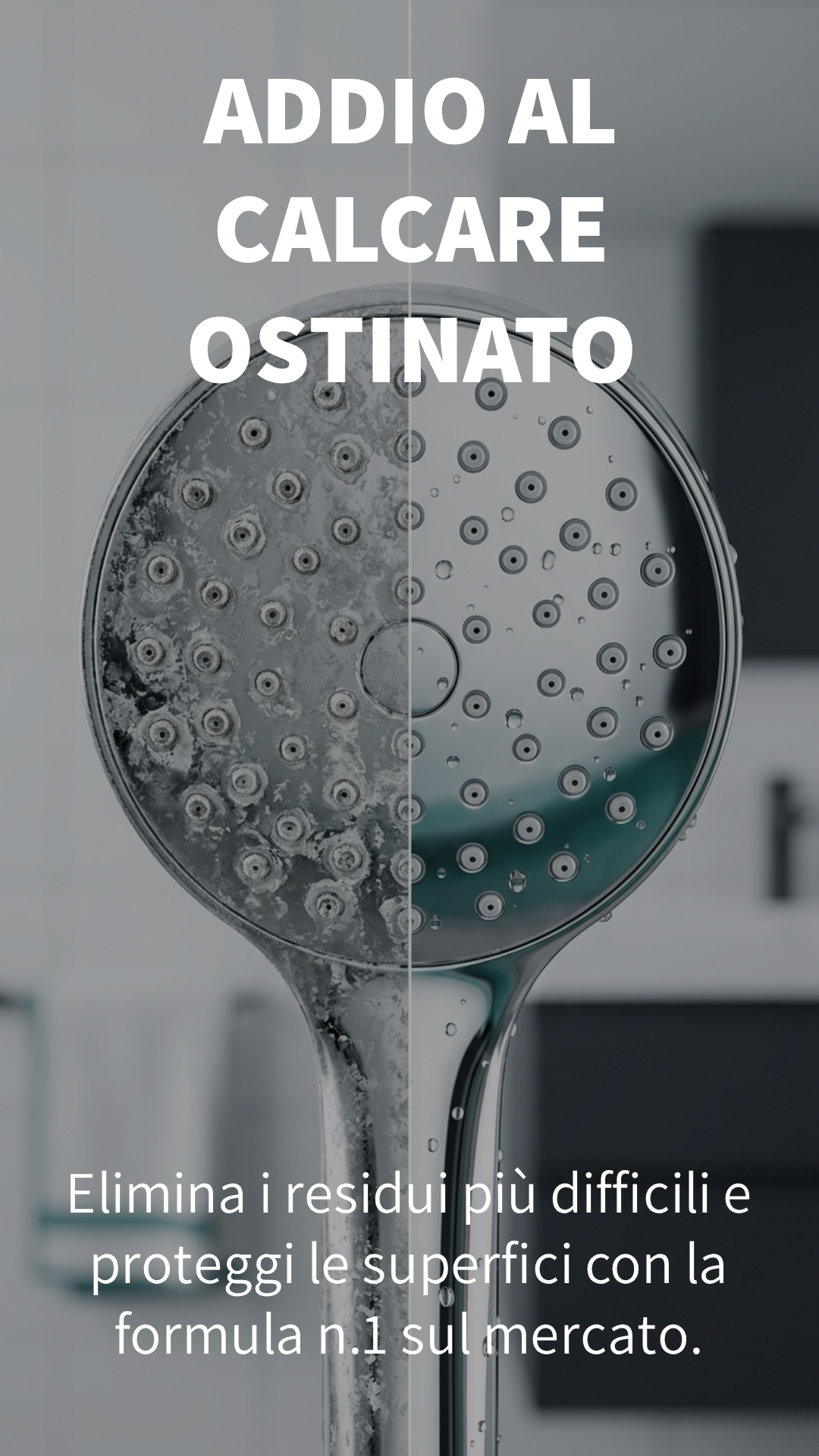 Viakal Classico Disincrostante Spray 800ml – Anticalcare Bagno XXL Tecnologia Anti-Goccia Acciaio e Sanitari