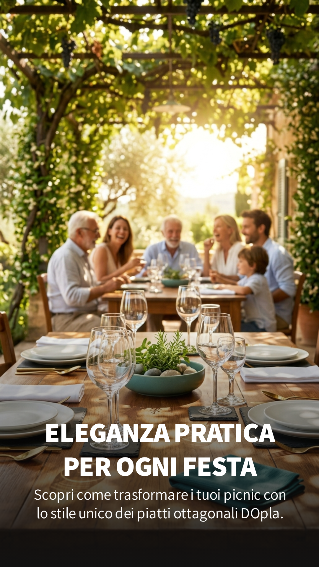 DOpla Re-Usable Piatti Frutta Ottagonali 25 Pezzi Ø170mm Polistirene PS6 – Riusabili Resistenti Lavastoviglie e Microonde