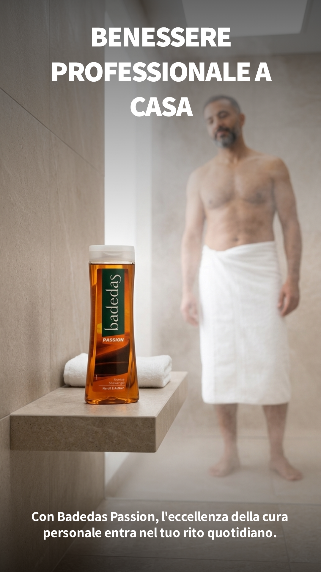 Badedas Passion Gel Doccia Intenso 600ml – Fragranza Neroli e Ambra per una Pelle Profumata e Seta