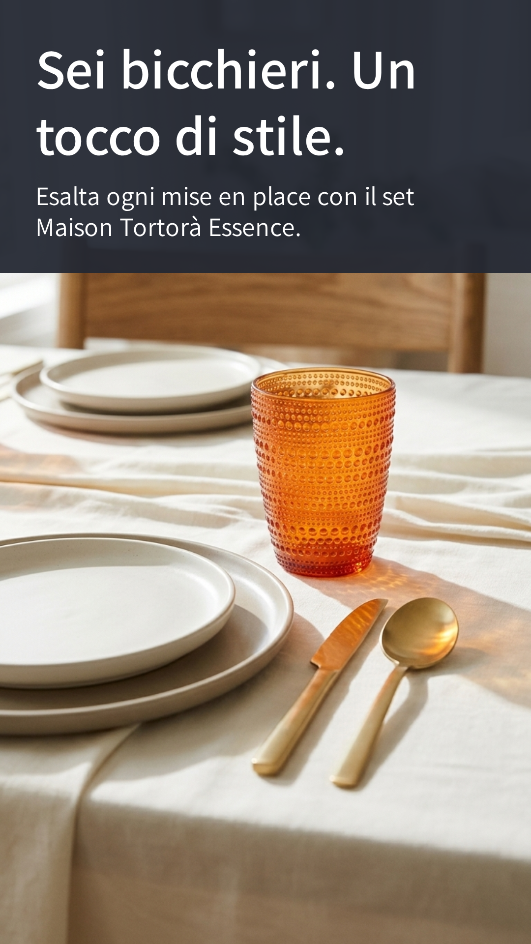 Maison Tortorà Set 6 Bicchieri in Vetro Colorati Rosso Essence 280 ml per Acqua Succhi e Drink – Design Rilievo Beaded Glass Luxury