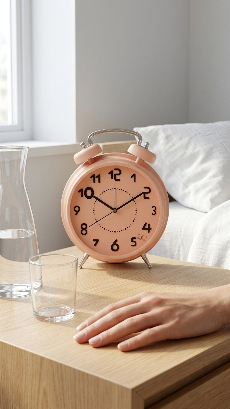 Suprema ART DESPIER Sveglia da Tavolo Vintage 24x29cm Polipropilene e Vetro – Orologio d'Arredo Retrò Grandi Dimensioni