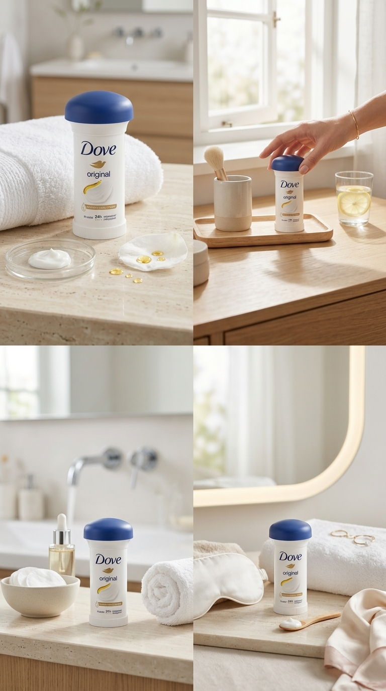 Dove Original Maximum Protection Deodorante Crema 50ml – Antitraspirante 24h Senza Alcol Idratante