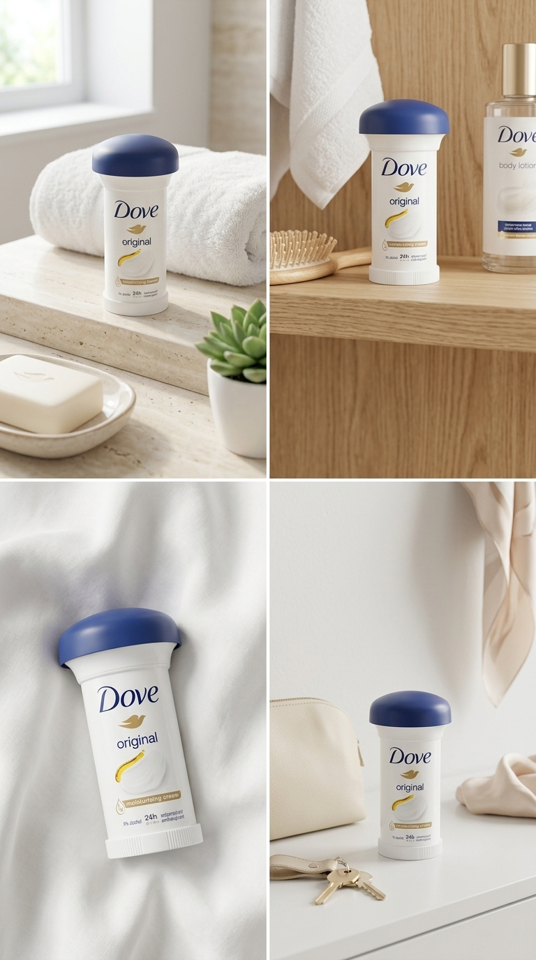Dove Original Maximum Protection Deodorante Crema 50ml – Antitraspirante 24h Senza Alcol Idratante