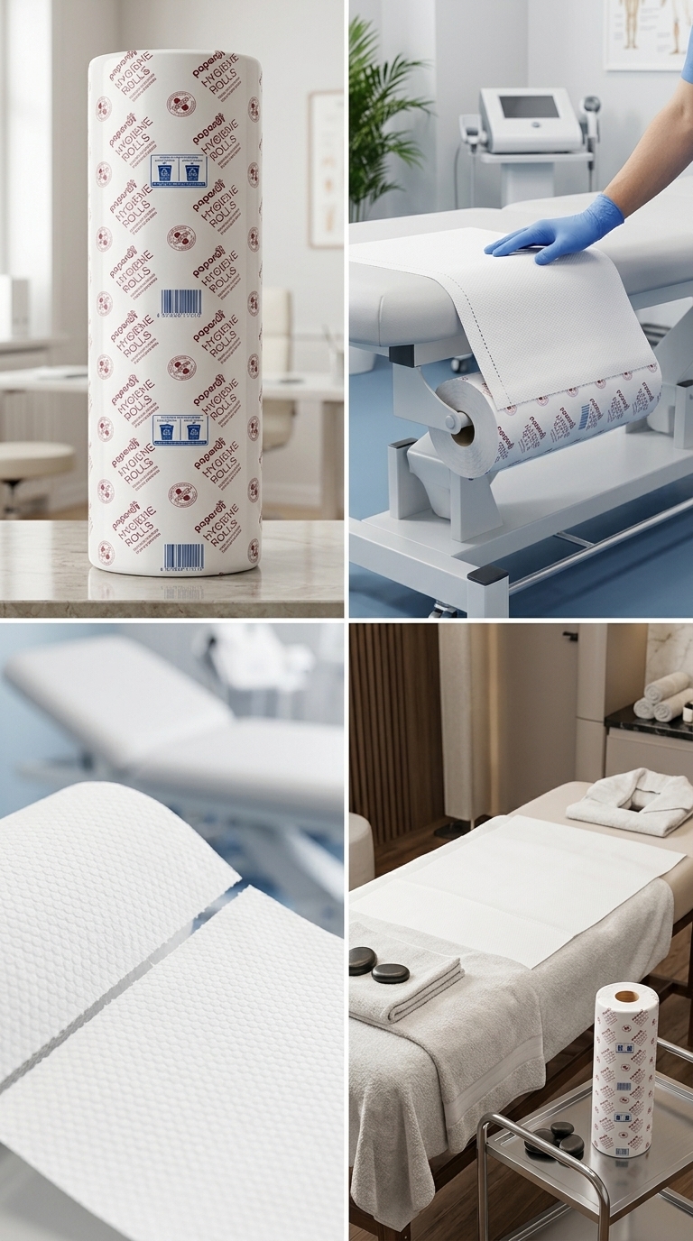 Paperdì Lenzuolino Medico Super 70 Paperblu 60x70mt LI8M070 Pura Cellulosa – Ipoallergenico Dermatologicamente Testato