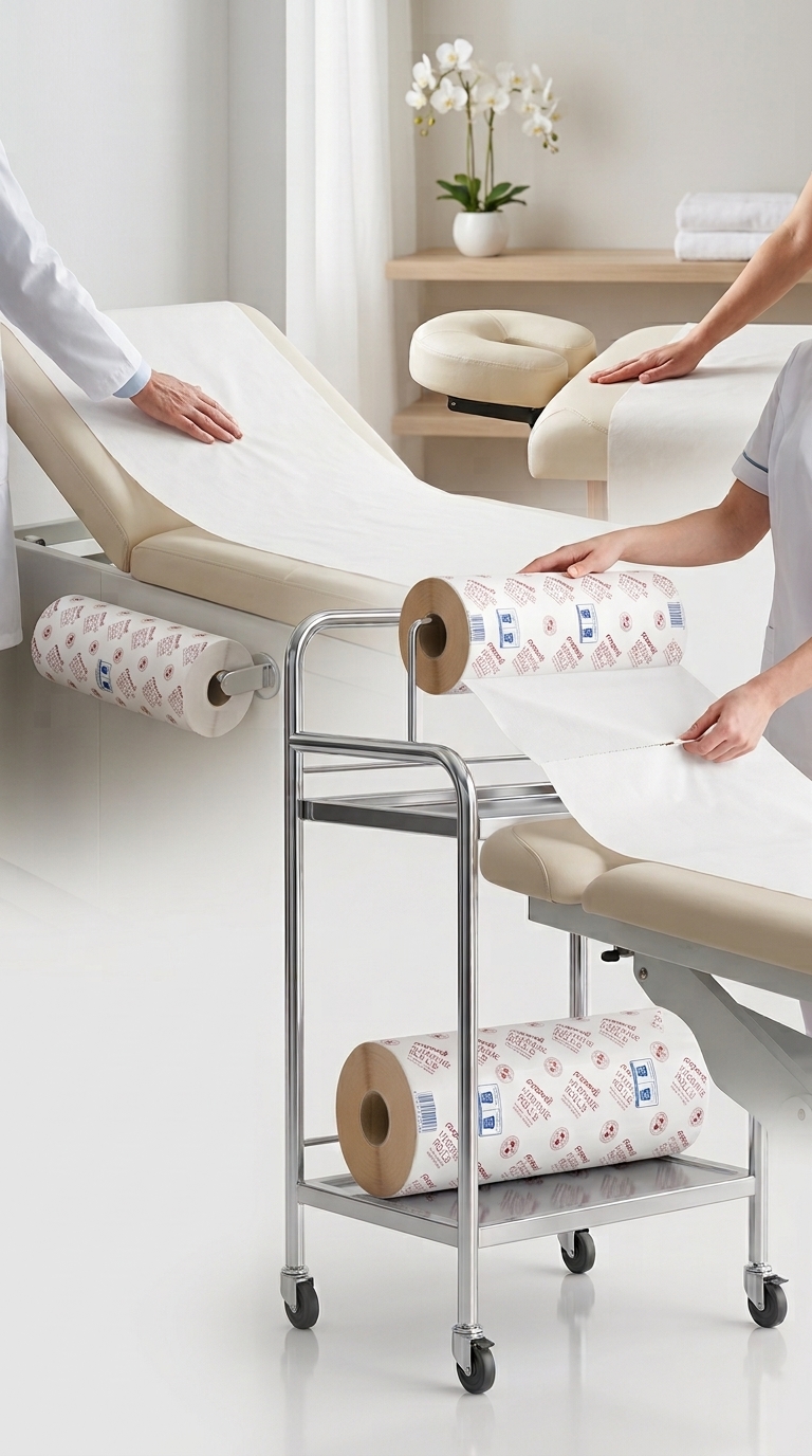 Paperdì Lenzuolino Medico Super 70 Paperblu 60x70mt LI8M070 Pura Cellulosa – Ipoallergenico Dermatologicamente Testato