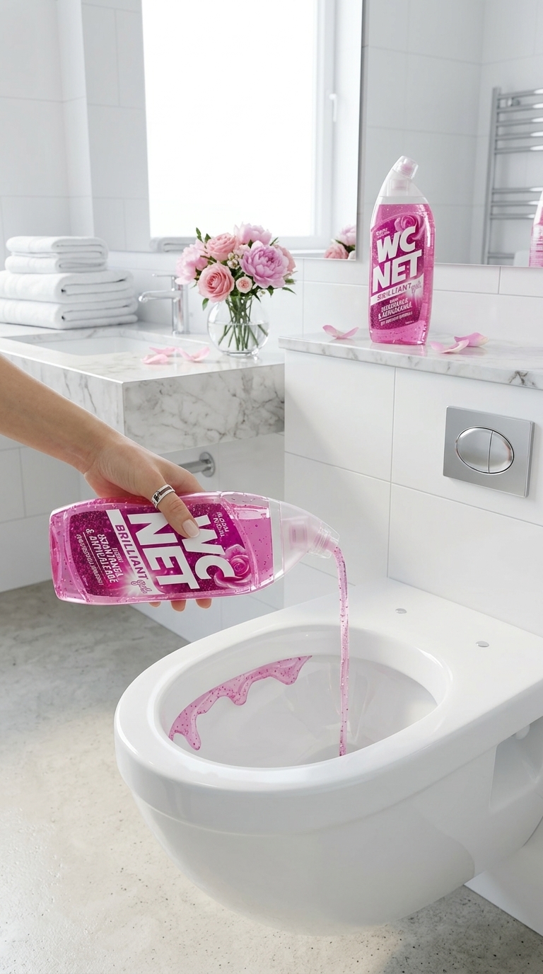 WC NET Brilliant Gel Floral Ritual 700 ml Plastica PET – Detergente WC Brillantezza Istantanea e Anticalcare