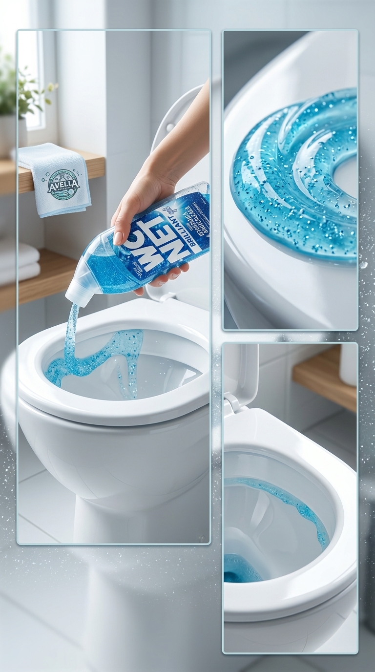 WC NET Brilliant Gel Salty Breeze 700 ml Plastica – Igiene Istantanea Azione Anticalcare Brillantezza WC