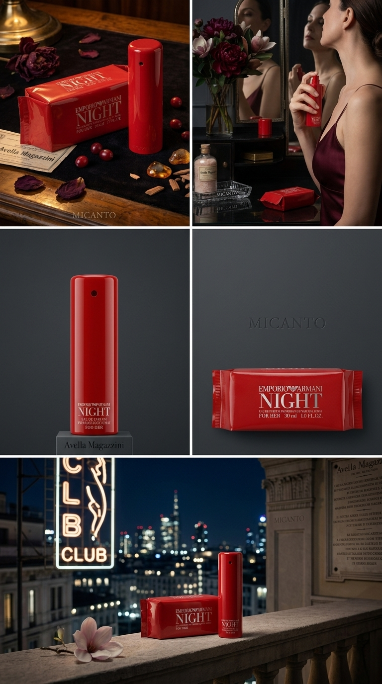 Emporio Armani Night For Her Eau de Parfum Donna 50 ml – Rara Fragranza Orientale Floreale Intensa Fuori Produzione
