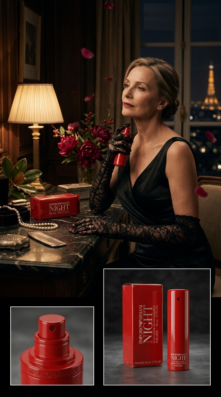 Emporio Armani Night For Her Eau de Parfum Donna 50 ml – Rara Fragranza Orientale Floreale Intensa Fuori Produzione