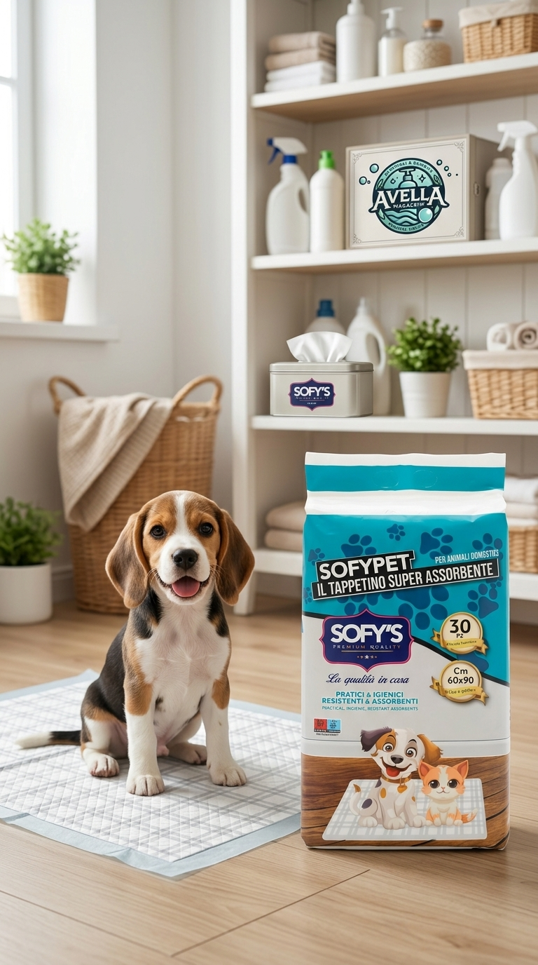 Sofypet Tappetini Igienici Super Assorbenti 60x90 cm | 30 Pezzi | Per Cani e Gatti | Tecnologia Anti-Odore e Massima Resistenza
