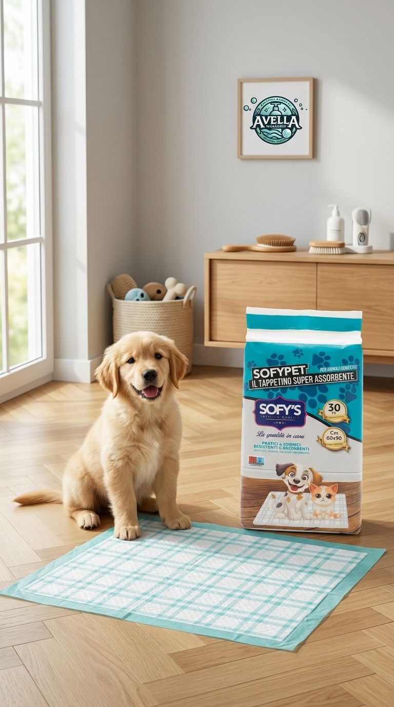 Sofypet Tappetini Igienici Super Assorbenti 60x90 cm | 30 Pezzi | Per Cani e Gatti | Tecnologia Anti-Odore e Massima Resistenza