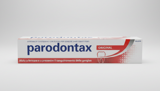 Parodontax Original 75 ml – Dentifricio Quotidiano Specialistico Anti-Sanguinamento Gengivale e Protezione Smalto