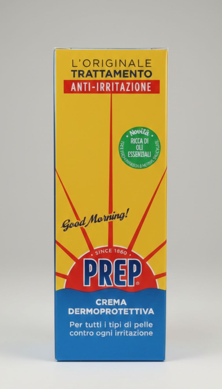 Crema dermoprotettiva PREP 75ml multiuso con mentolo e canfora per irritazioni arrossamenti e sollievo post rasatura