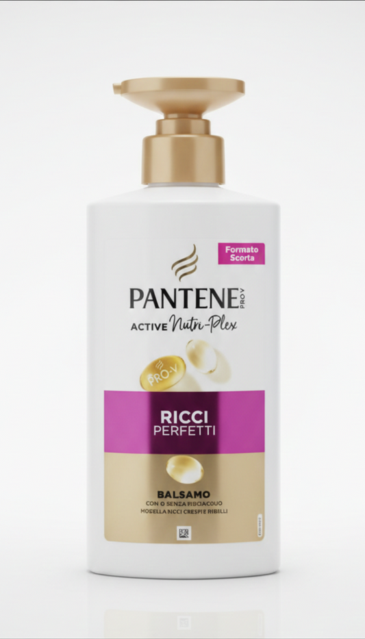 Pantene Pro-V Balsamo Ricci Perfetti 500ml – Active Nutri-Plex per Definizione e Anti-Crespo