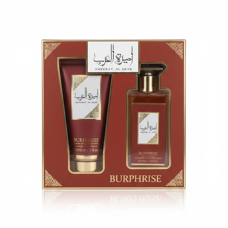 Combo Árabes "BURPHRISE" (Eau de Parfum 100ml + Crema Corpo)