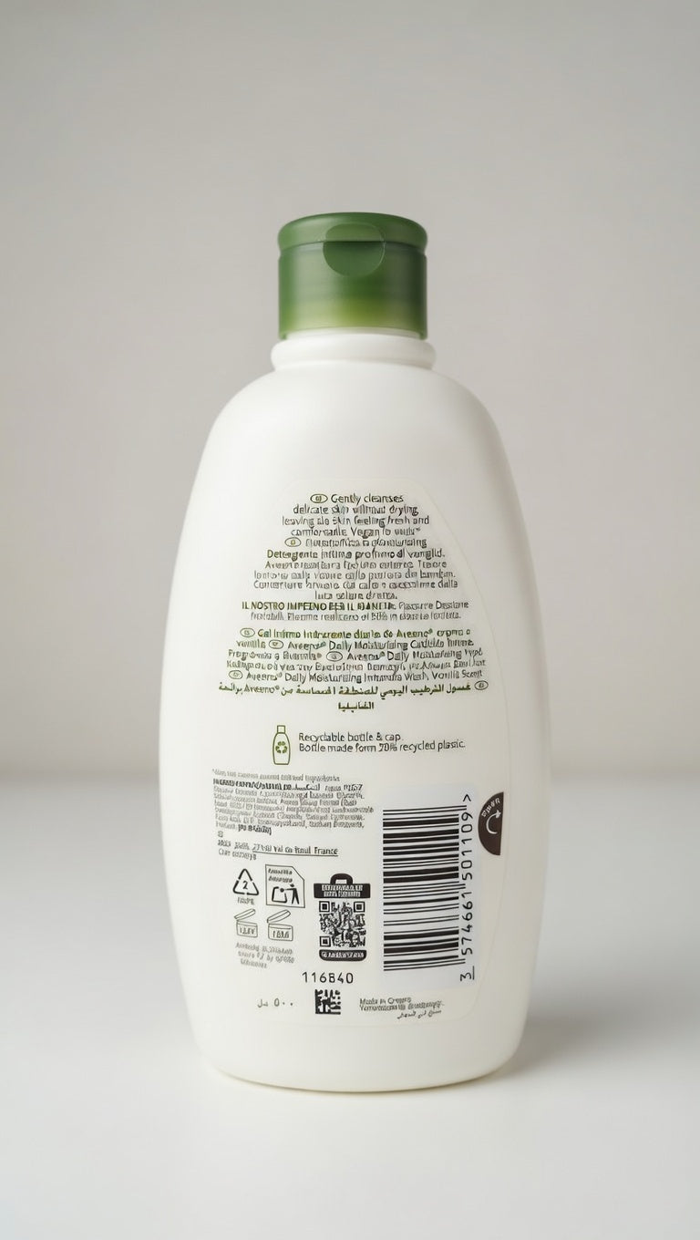 Aveeno Daily Moisturising Detergente Intimo 500ml – Idratante e Lenitivo con Avena Colloidale