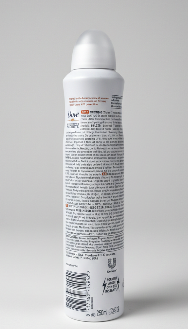 Dove Nourishing Secrets Deodorante Spray Restoring Ritual 250ml | Fragranza Cocco e Gelsomino | Protezione 48H | Con Crema Idratante | 0% Alcool | Ispirato ai Rituali di Bellezza Indiani