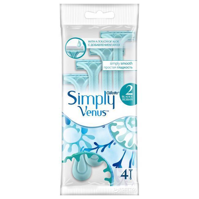 Gillette Simply Venus rasoi donna 2 lame , 4 pezzi