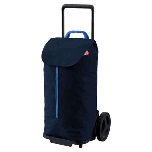 Gimi Komodo Carrello Spesa 4 Ruote 50L Acciaio – Soluzione Pieghevole e Silenziosa ad Alta Capacità