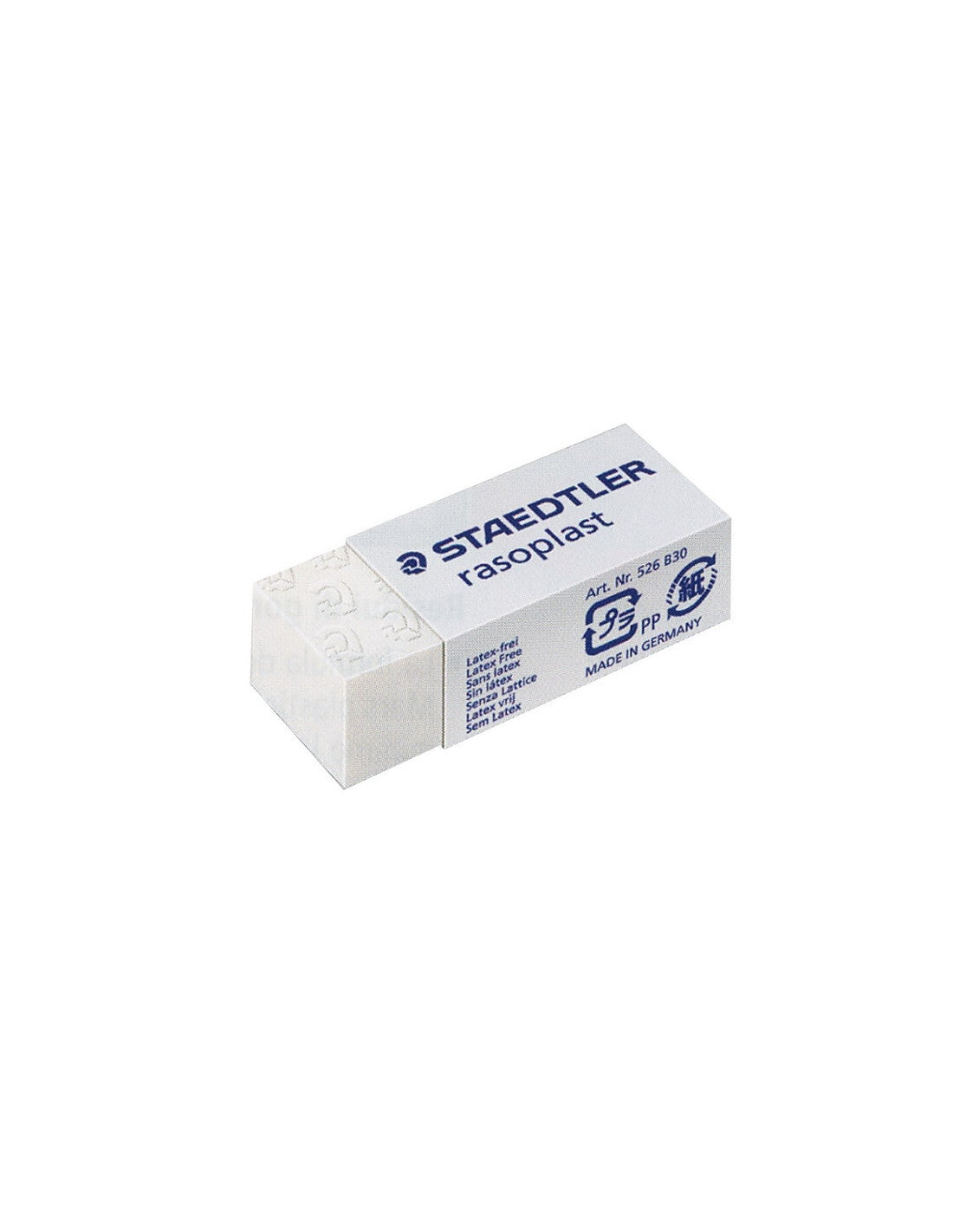 Staedtler Mars Plastic Confezione 30 Gomme per Cancellatura di Precisione – Stock Risparmio Professionale in Mescola di Plastica senza Lattice per Disegno Tecnico e Ufficio