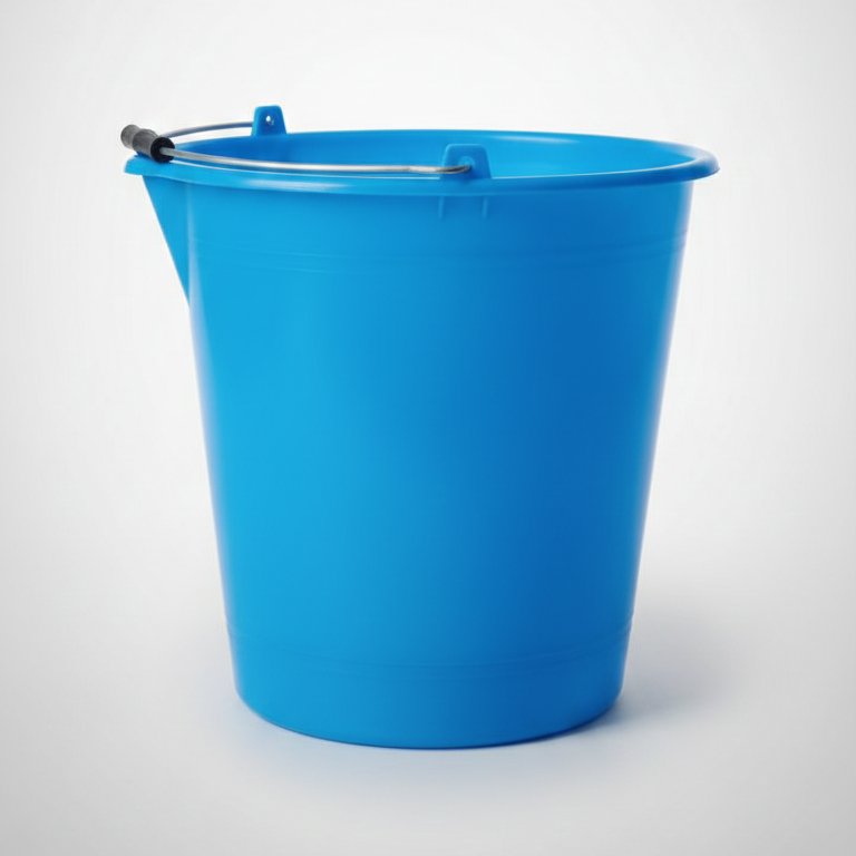 Astroplast Secchio 15 Litri Professional | Multiuso con Manico in Metallo Rinforzato | Robusto per Casa, Giardino e Cantiere