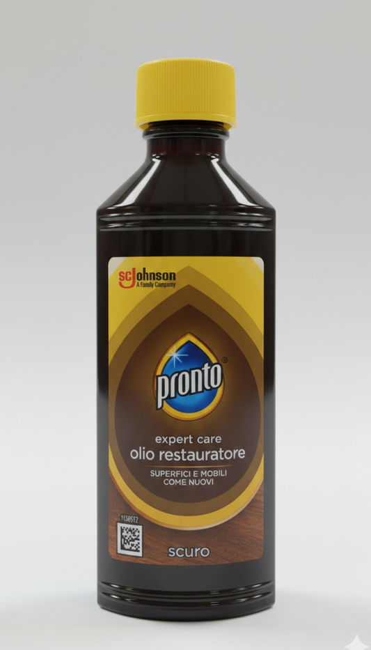 Pronto Olio Restauratore per Legno – Rinnova Colore e Ripara Graffi – Ideale per Mobili Verniciati e Grezzi – 100ml