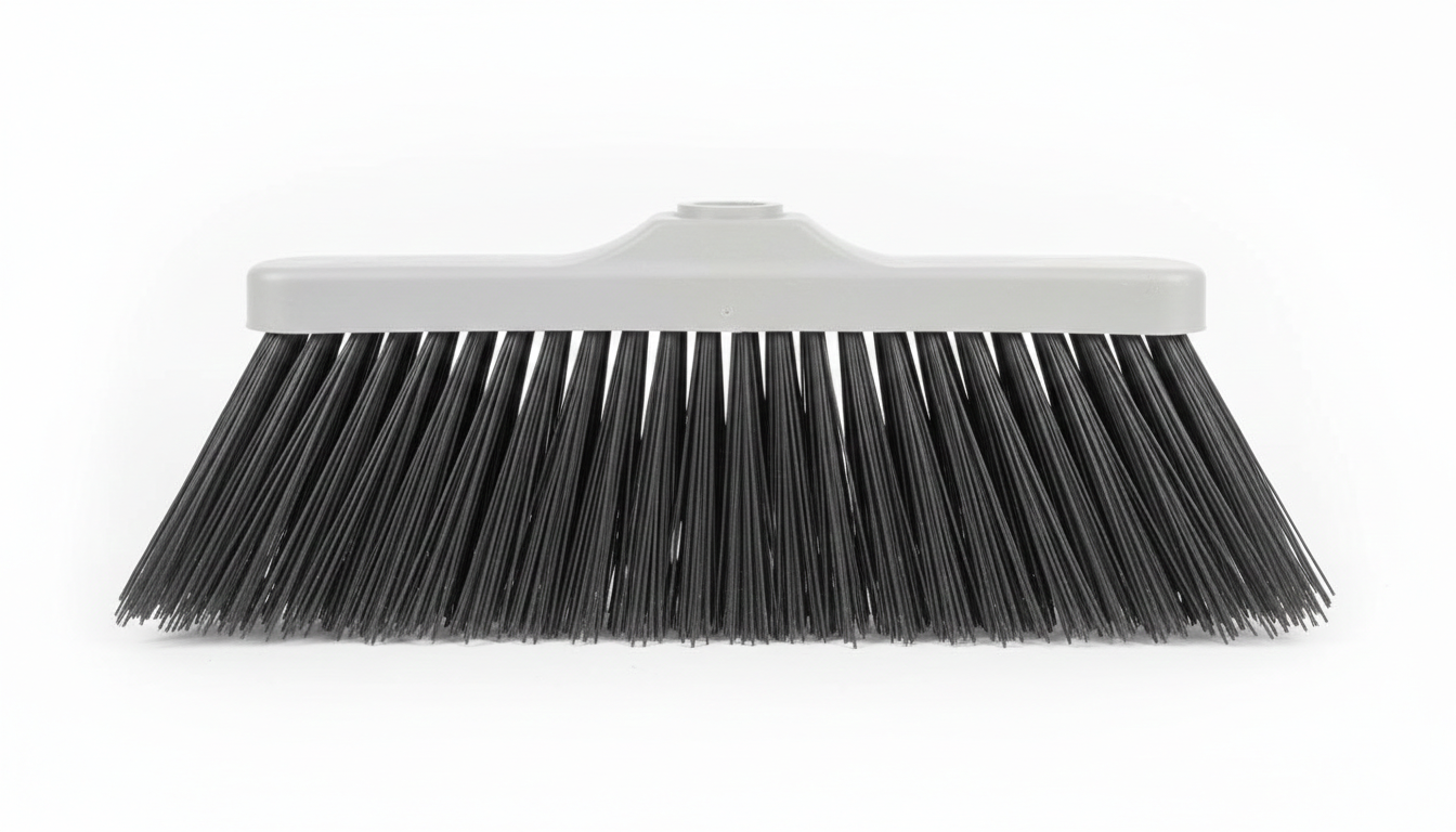 Sofy'S Scopa Industriale con Setole Rigide in Nylon 30cm | Scopa Tecnica per Grandi Superfici e Sporco Difficile | Ideale per Officine, Magazzini e Capannoni | Alta Resistenza e Durata