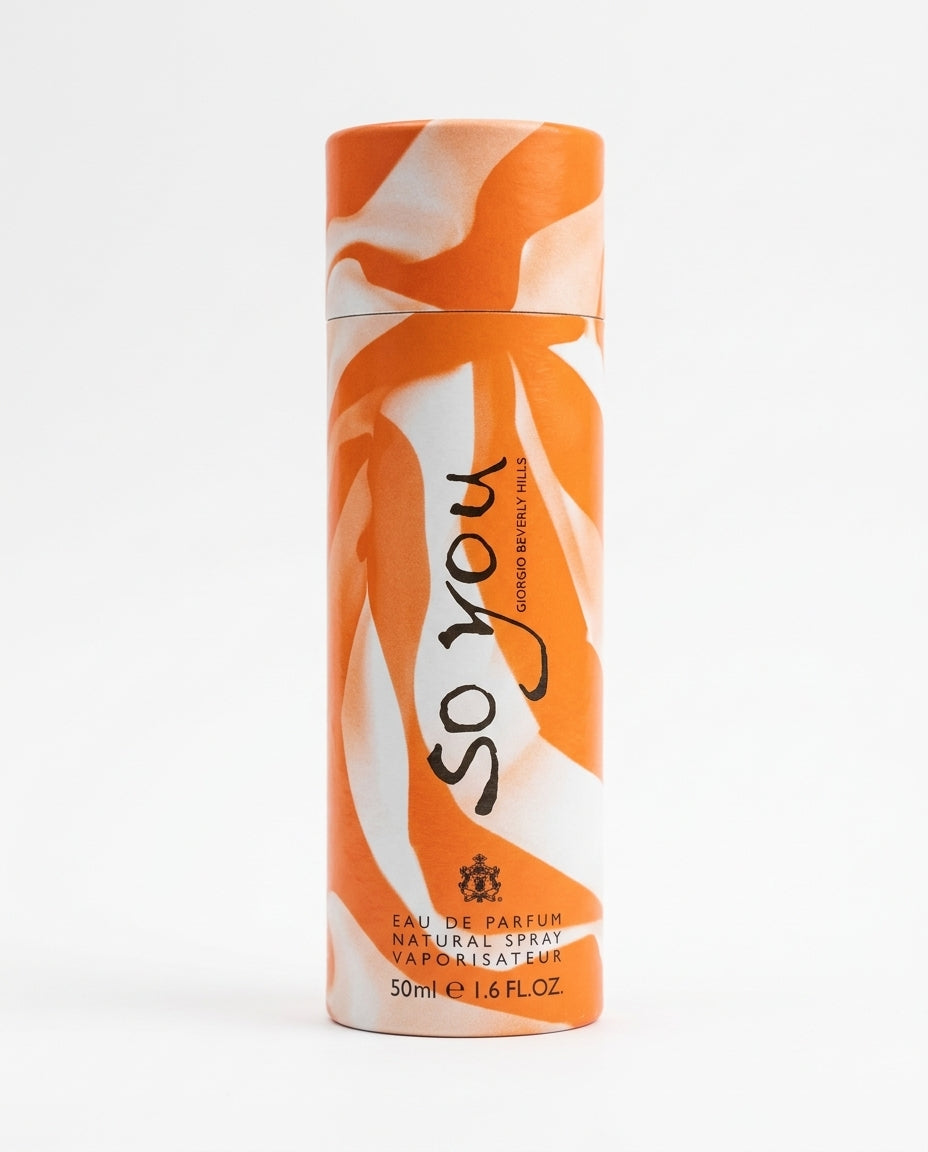 Giorgio Beverly Hills So You Eau de Parfum Donna 50 ml – Profumo Orientale-Fiorito alla Vaniglia e Prugna