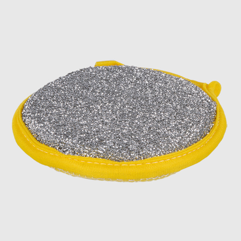 Brilla Spugna Antonia Antigraffio Ø 12 cm – Ideale per Antiaderente e Induzione – Doppia Azione Sgrassante – La Briantina