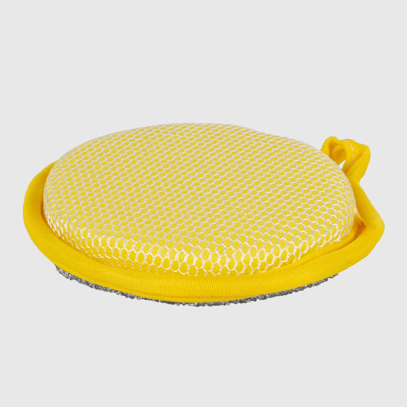 Brilla Spugna Antonia Antigraffio Ø 12 cm – Ideale per Antiaderente e Induzione – Doppia Azione Sgrassante – La Briantina