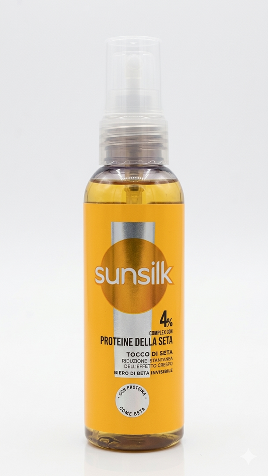 Sunsilk Siero di Seta Invisibile 75ml | Riduzione Istantanea Effetto Crespo | 4% Complex Proteine della Seta