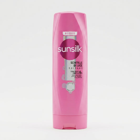 Sunsilk Scintille di Luce Balsamo 200ml – Effetto Specchio con 6% Cera-Gloss Complex, Ceramide, Olio di Jojoba e Collagene