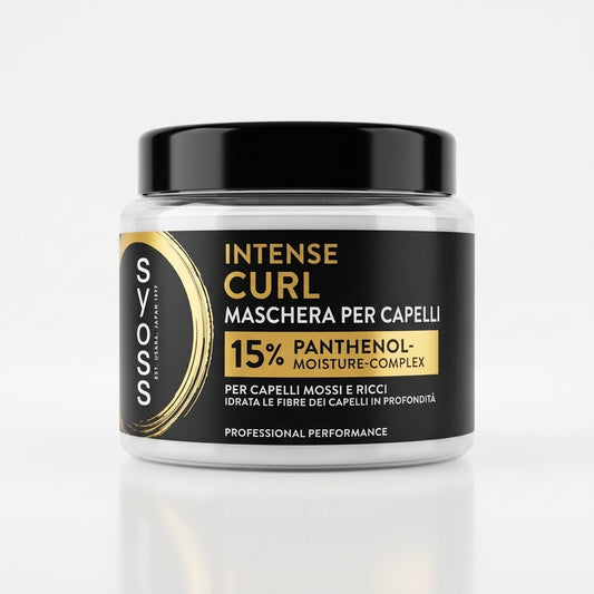 Syoss Intense Curl Maschera Capelli 400ml Panthenolo – Trattamento Intensivo Ricci Definiti e Idratati