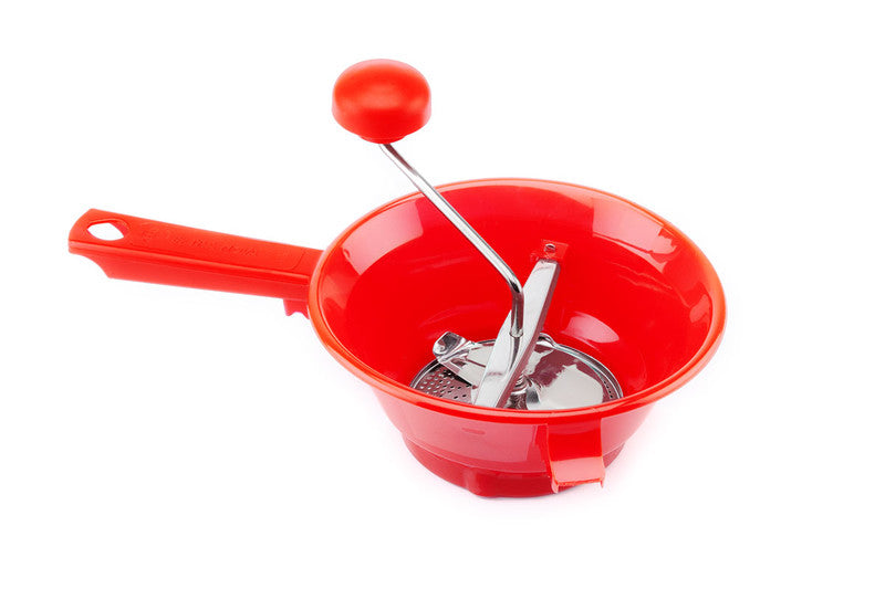 Rivadossi Tomattò Passaverdure Professionale – Dischi Intercambiabili Inox – Disponibile Ø 16 cm e Ø 24 cm – Made in Italy