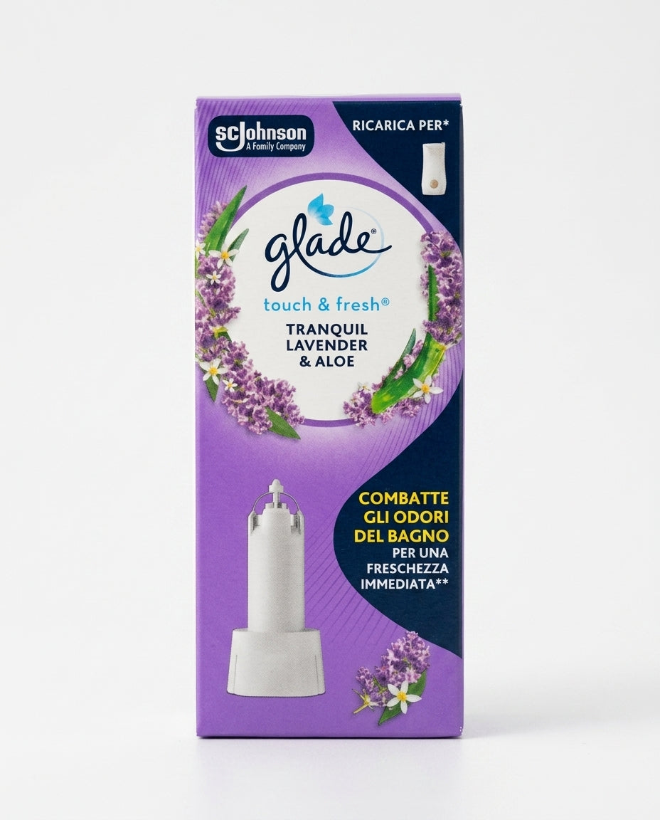 Glade Touch & Fresh Ricarica Spray Concentrato Assortito 10ml – Deodorante per Ambienti Infuso con Oli Essenziali