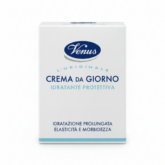 Venus L'Originale Crema Giorno Idratante Protettiva 50ml – Viso Elastico, Morbido e Base Trucco Ideale