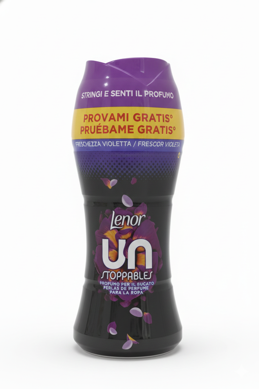 Lenor Unstoppables Freschezza Violetta 210g | Perle Profumate Intensificatore di Profumo | Fragranza Intensa Non-Stop per Bucato