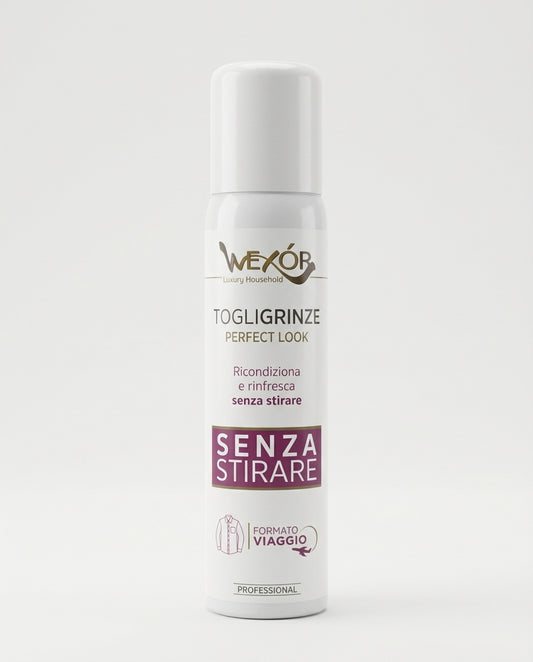 Wexór TogliGrinze Perfect Look Spray 100 ml Alluminio – Stiratrice Istantanea Travel Antistatica