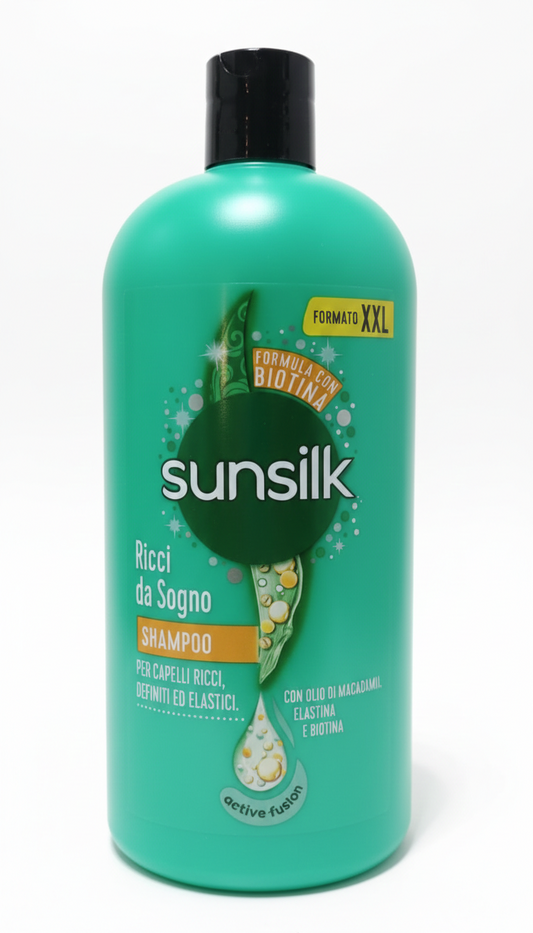 Sunsilk Shampoo Ricci da Sogno – Formato XXL – Per Ricci Definiti ed Elastici – Azione Idratante e Anti-Crespo